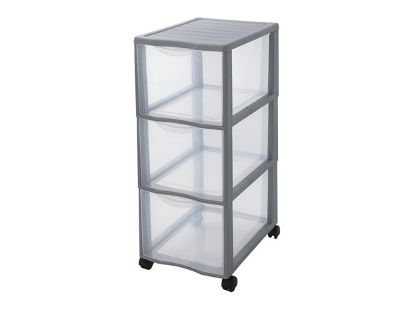 Tour De Rangement Orgamix Plastique , L.26 X P.36.5 X H.63.5 Cm