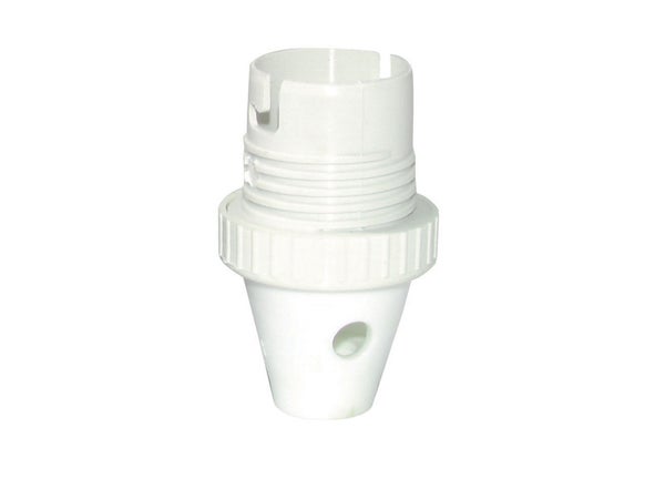 Douille Pour Bougie B22 Tibelec, Plastique, Blanc 60 W