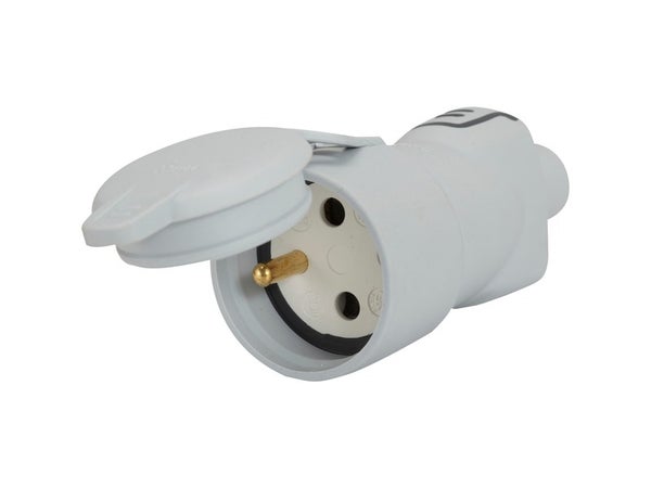 Fiche électrique femelle 2 pôles + terre, 16 A, LEGRAND