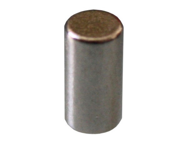 Lot De 8 Magnets Métal Cylindre, Argent L.5 X H 8 Mm