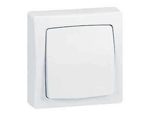 Interrupteur Va-Et-Vient Saillie Complet, Legrand Asl, Blanc