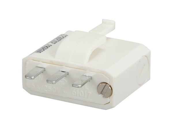 Fiche électrique mâle 2 pôles + terre 4 A, DEBFLEX