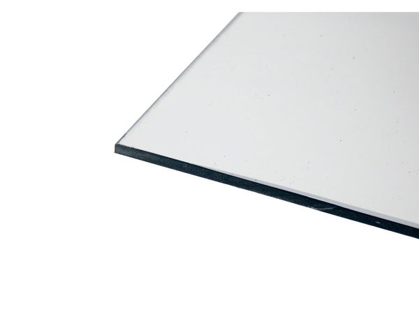 Plaque Polystyrène 2.5 Mm Blanc Lisse L.100 X 50 Cm
