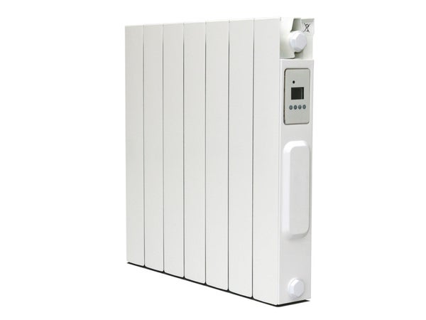 Radiateur électrique à inertie sèche Caraïbes confort vertical, UNIV'R CHAUFFAGE, 1500 W blanc