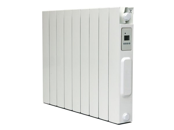 Radiateur électrique à inertie sèche Caraïbes confort vertical, UNIV'R CHAUFFAGE, 2000 W blanc