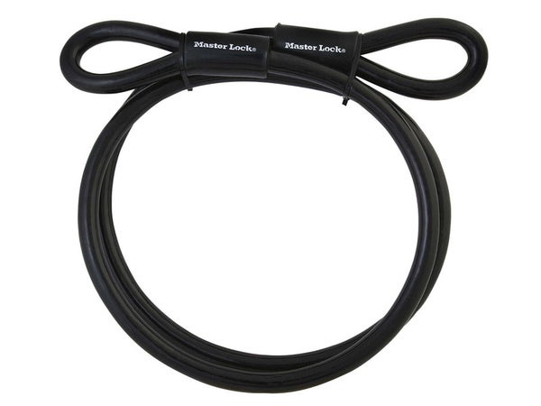 Master Lock 72Eurd Câble Antivol Avec Deux Boucles, 4,5 M 