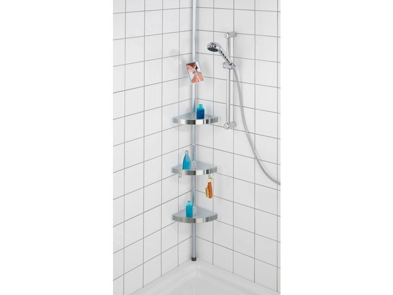Armoire de douche d'angle télescopique 4 niveaux Salle de bain