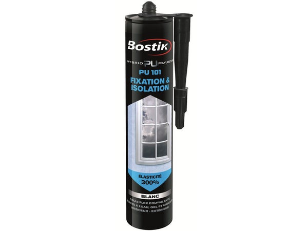 Colle Mastic Hybrid Polyuréthan Pu 101 Bostik, 300Ml