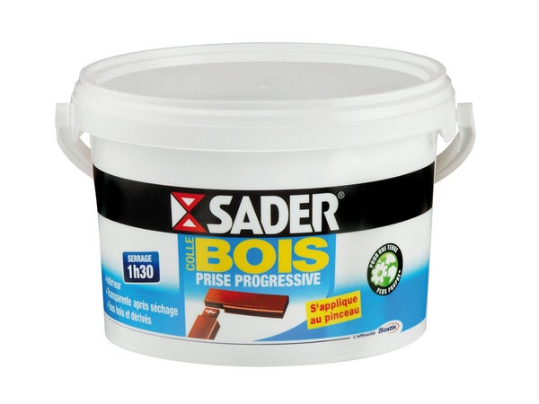 Colle À Bois Progressive Spéciale Matériaux Sader, 2.5 Kg