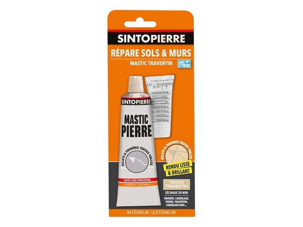 Mastic Et Durcisseur Sinto Pierre Sinto, Mastic 115 G + Durcis 10 Gr