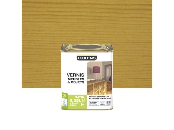 Vernis Meuble Et Objets Vernis Meubles Et Objets Luxens, Chêne Clair Satiné, 0.2