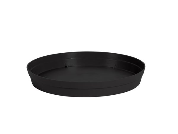 Soucoupe Polypropylène Eda Diam.28 X H.4.5 Cm, Gris Anthracite