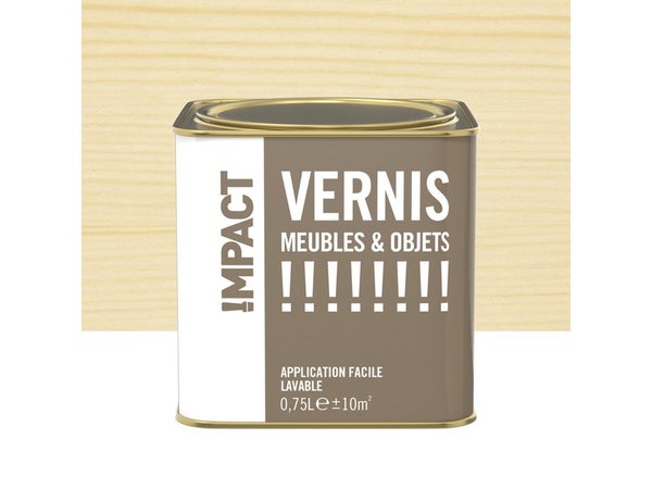 Vernis Meuble Et Objets Vernis Meubles Et Objets Impact, Incolore Brillant, 0.75