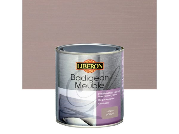 Badigeon Meuble Liberon Mauve Poudré  Mat 0.5 L