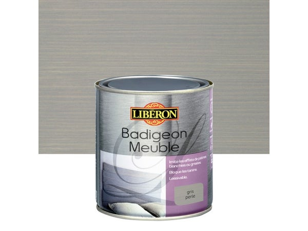 Badigeon Meuble Liberon Gris Perle  Mat 0.5 L