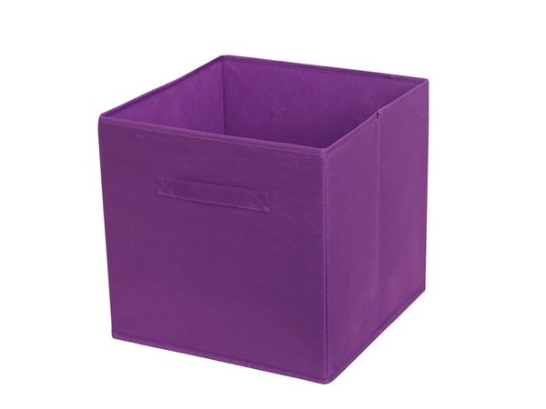 Panier Polyest 31X31X31 Violet Tulipe 3