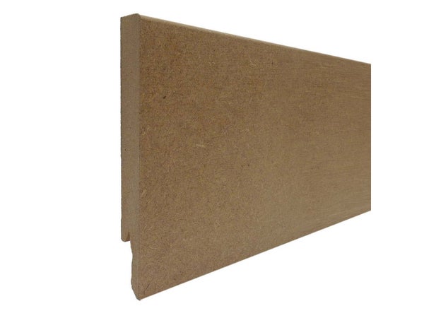 Plinthe Mdf Bord Droit 2400X120X14Mm