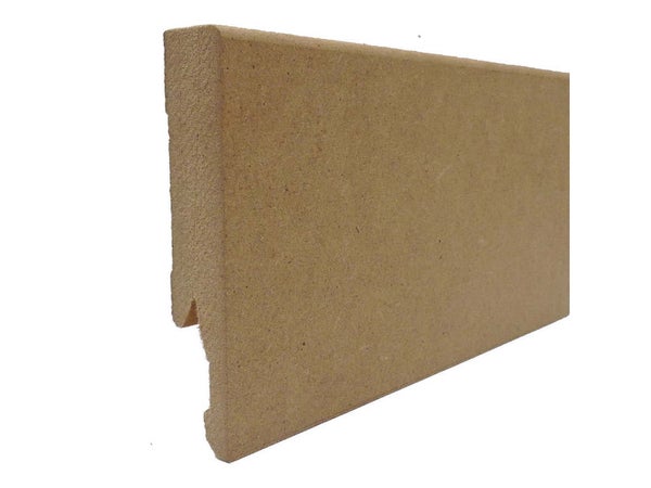 Plinthe Mdf Bord Droit 2400X75X14