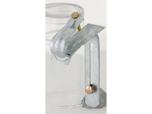 Fixation Nègre Pour Fibrociment Gris Acier Galvanisé