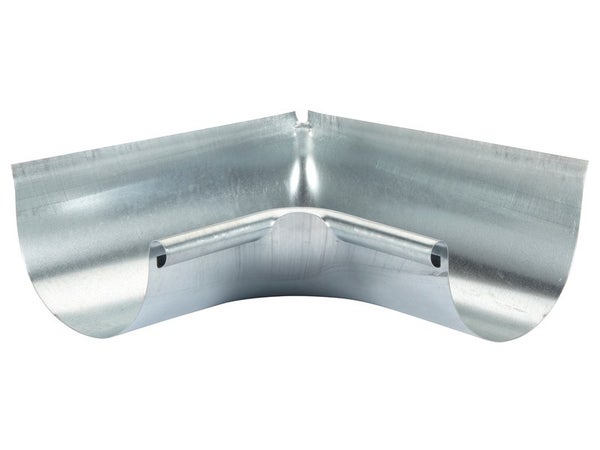 Angle Intérieur Galep Acier Galvanisé Gris Scover Plus, Dév.33 Cm Diam.100 Mm