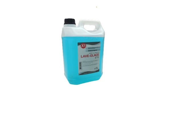 Lave-glace été sans parfum, ACIA, 5 L bleu