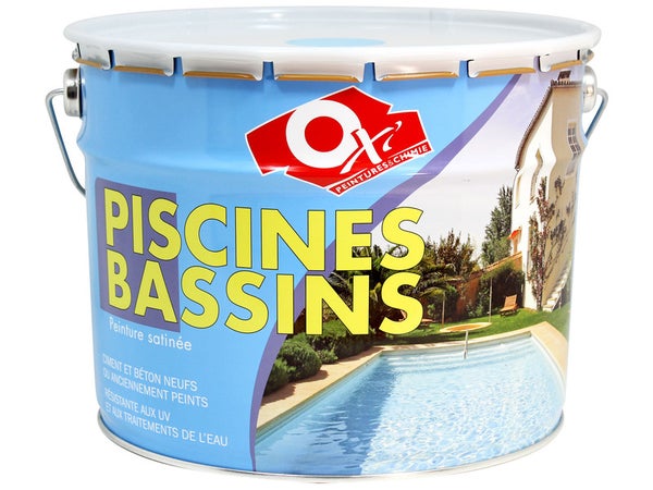 Peinture Piscine Et Bassin Extérieur Oxytol, Blanc, 10 L