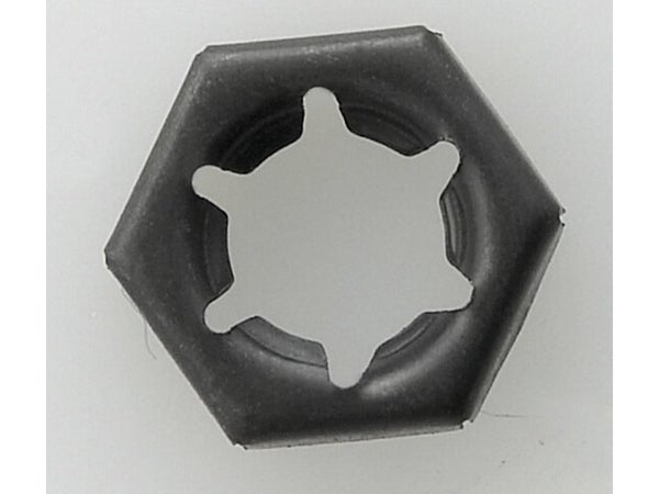 Lot De 6 Contre-Écrous 6 Pans Acier, Diam.8 Mm Standers