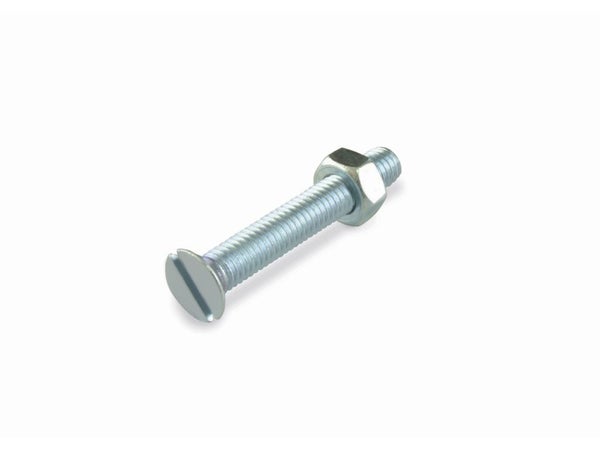 Lot De 20 Microvis Tête Fraisée Acier Zingué, L.5 X Diam.2 Mm Suki