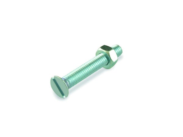 Lot De 20 Microvis Tête Fraisée Acier Zingué, L.14 X Diam.3 Mm Standers