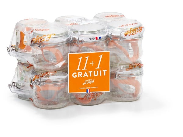 Lot de 12 terrines lps 200gr 11+1