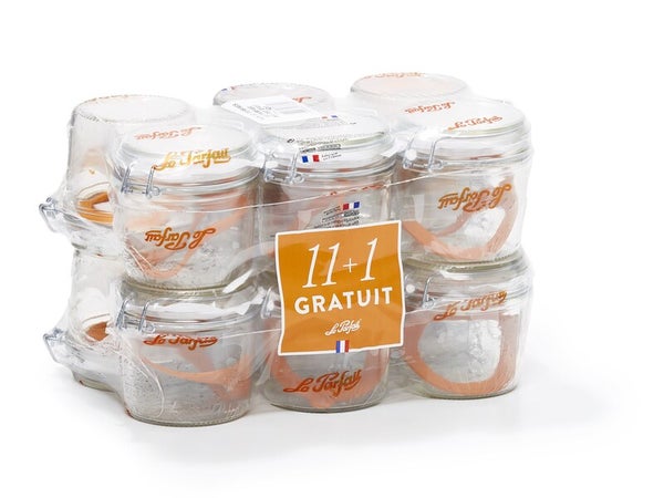 Lot de 12 terrines lps 350gr 11+1