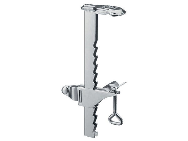 Pince de fixation balcon argent