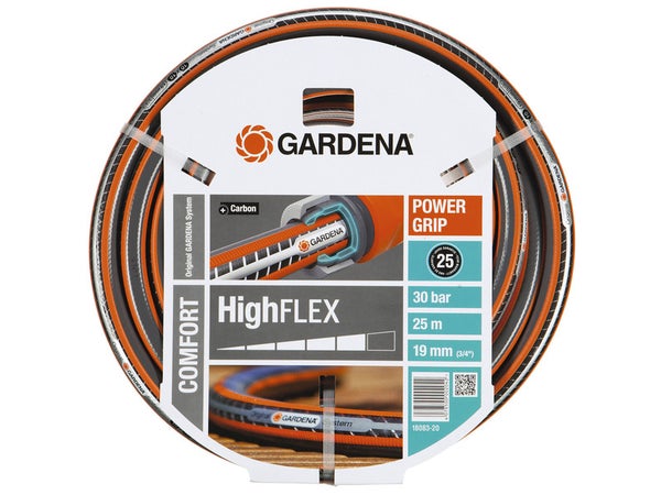 Tuyau d'arrosage nu GARDENA Highflex L.25 M Diam.19 Mm