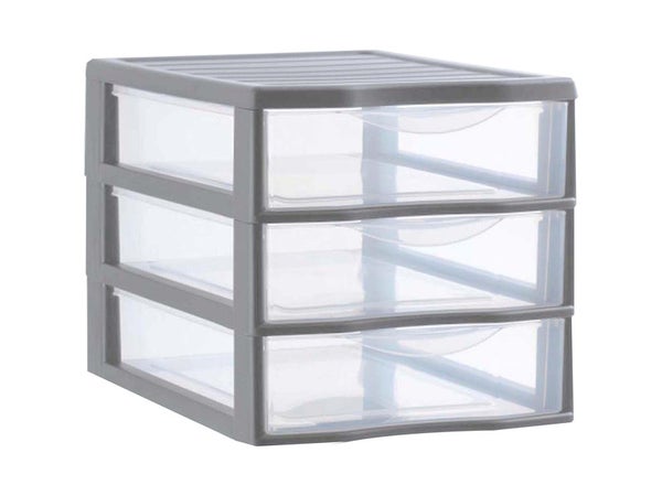 Tour De Rangement Orgamix Plastique , L.18 X P.21 X H.17 Cm