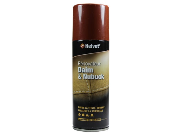 Rénovateur Daim Et Nubuck Helvet, Fauve-Marron Clair Aérosol, 200 Ml