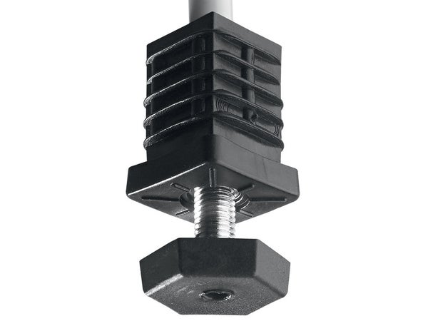 Embout Carré À Enfoncer Plastique À Emboîter H.25 X L.25 Mm