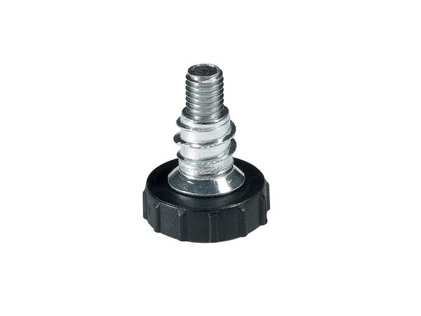 Lot de 4 vis de réglage et écrou plastique, Diam. 6 x H.20 mm