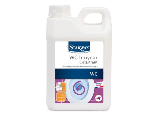 Gel détartrant pour WC et broyeurs soluvert 750 ML