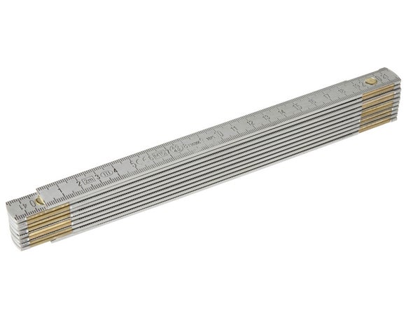 Mètre Pliant De Menuisier Aluminium Dexter, 2 M