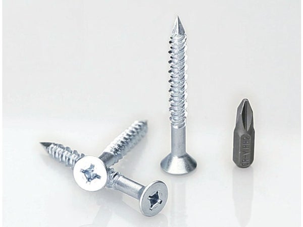 Lot De 40 Vis Acier Phillips Suki, Diam.6 Mm X L.45 Mm
