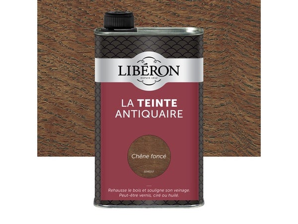 Teinte Antiquaire Bois Durs Liberon, 0.5 L, Chêne Foncé