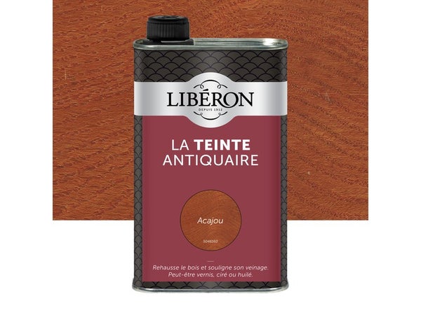 Teinte Antiquaire Bois Durs Liberon, 0.5 L, Acajou