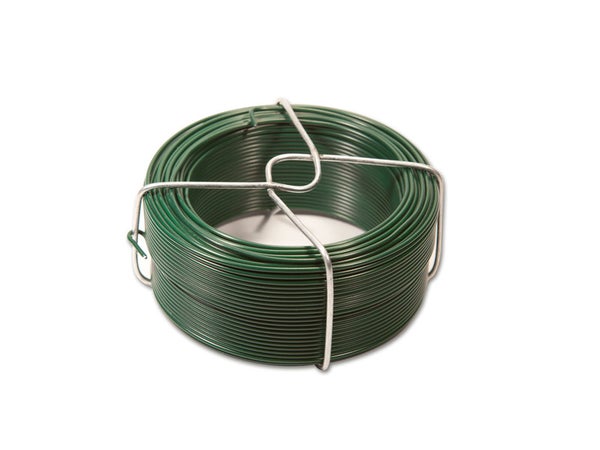 Fil d'attache plastifié vert, 1.6 mm x 50 m