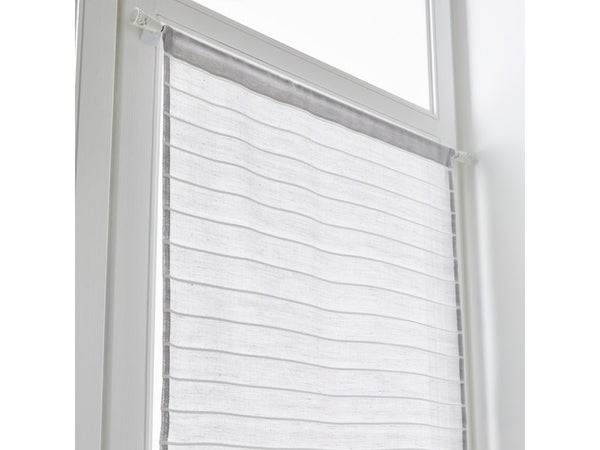Barre De Vitrage Cosy Blanc Brossé, Diam. 8/10 Mm Entre 40 Et 70 Cm Inspire