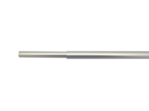 Barre De Vitrage Design Gris Satiné, Diam. 8/10 Mm Entre 40 Et 70 Cm Inspire
