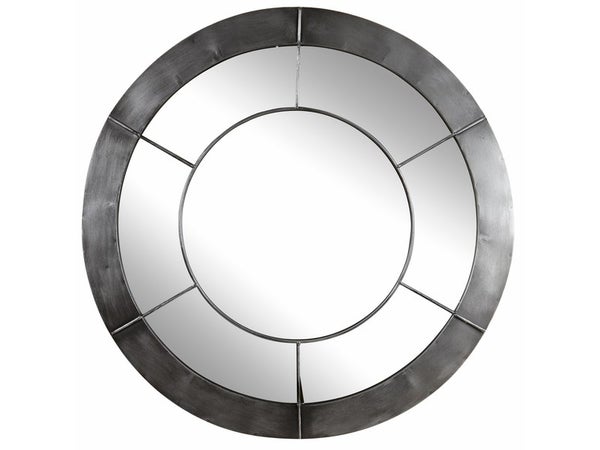 Miroir Rond Acier Diam.70 Cm