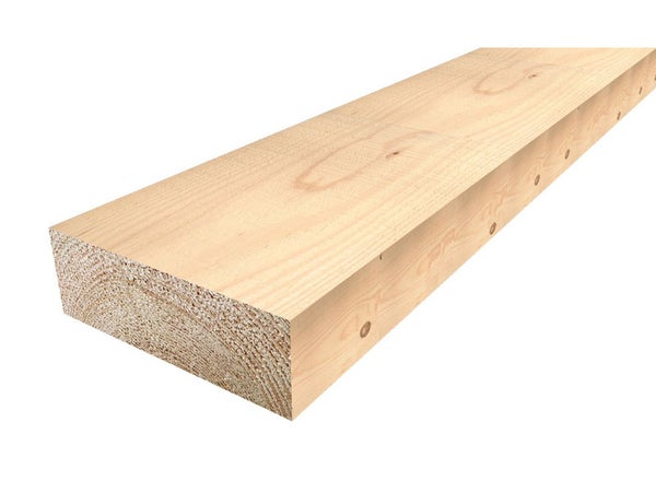 Madrier Sapin (Épicéa) Traité, 75X225 Mm, Longueur 4 M, Choix 2, Classe 2