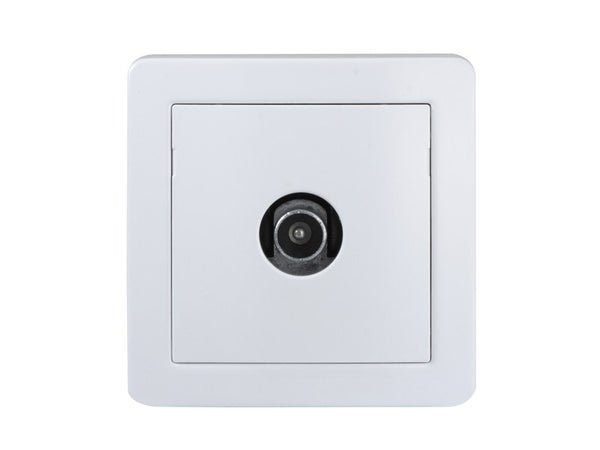 Prise Tv Saillie Alréa Complet, Schneider Electric, Blanc