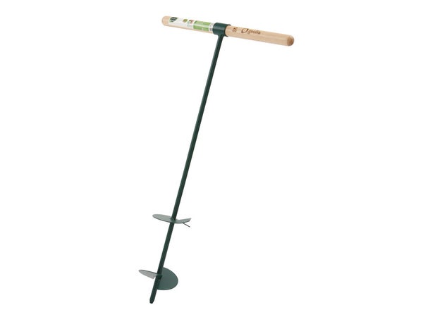 Tarière pour tarière acier GEOLIA, manche bois L.15 cm