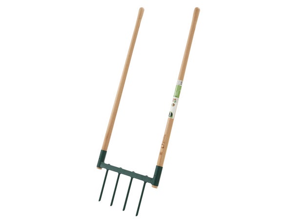 Bêche aératrice  manche bois L.110 cm GEOLIA